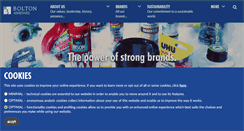Desktop Screenshot of boltonadhesives.com